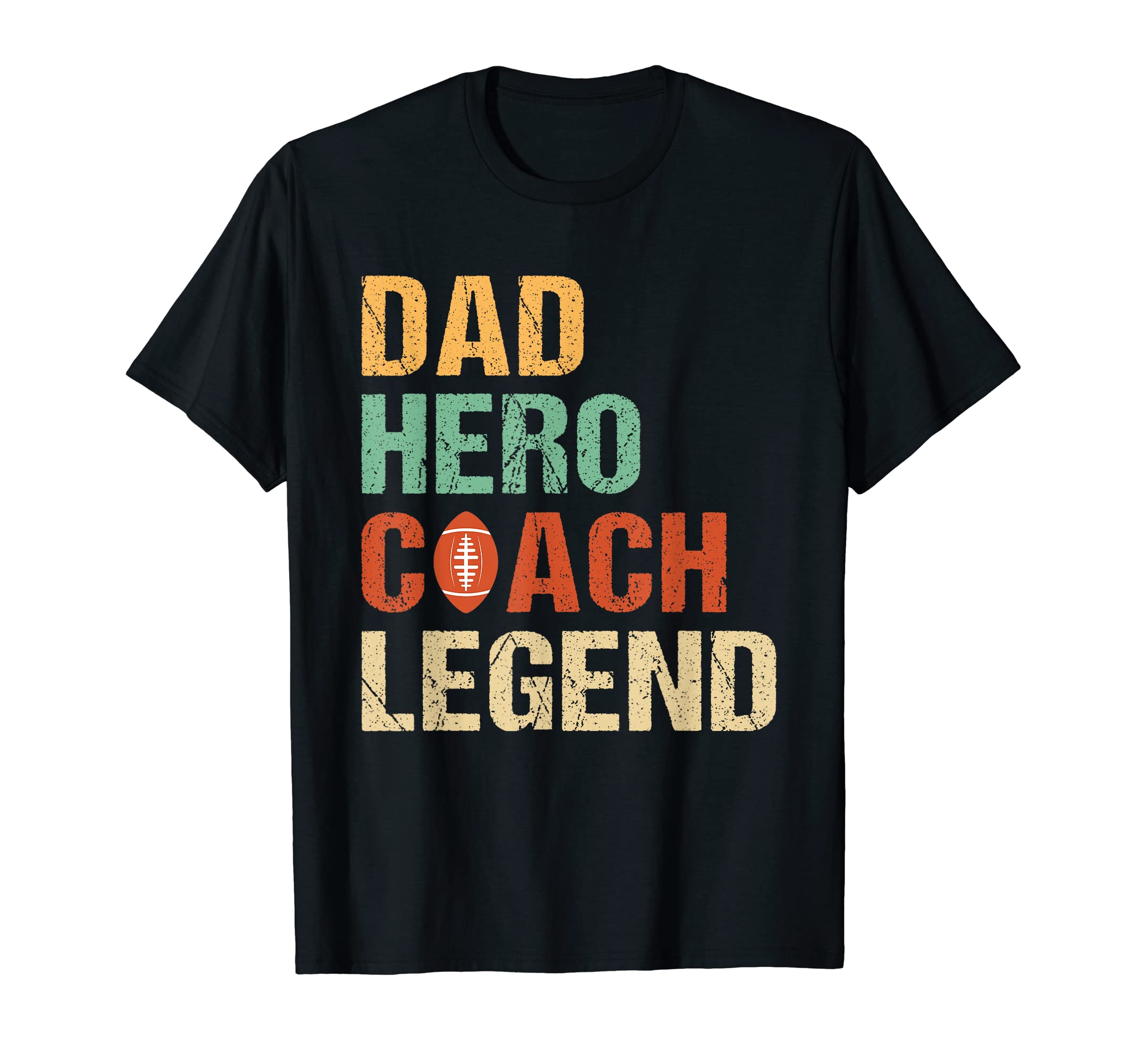 Dad Hero Coach Legend Football Sweatshirt - Graphic Print for Adults - T-Shirt, Sweatshirt, Hoodie