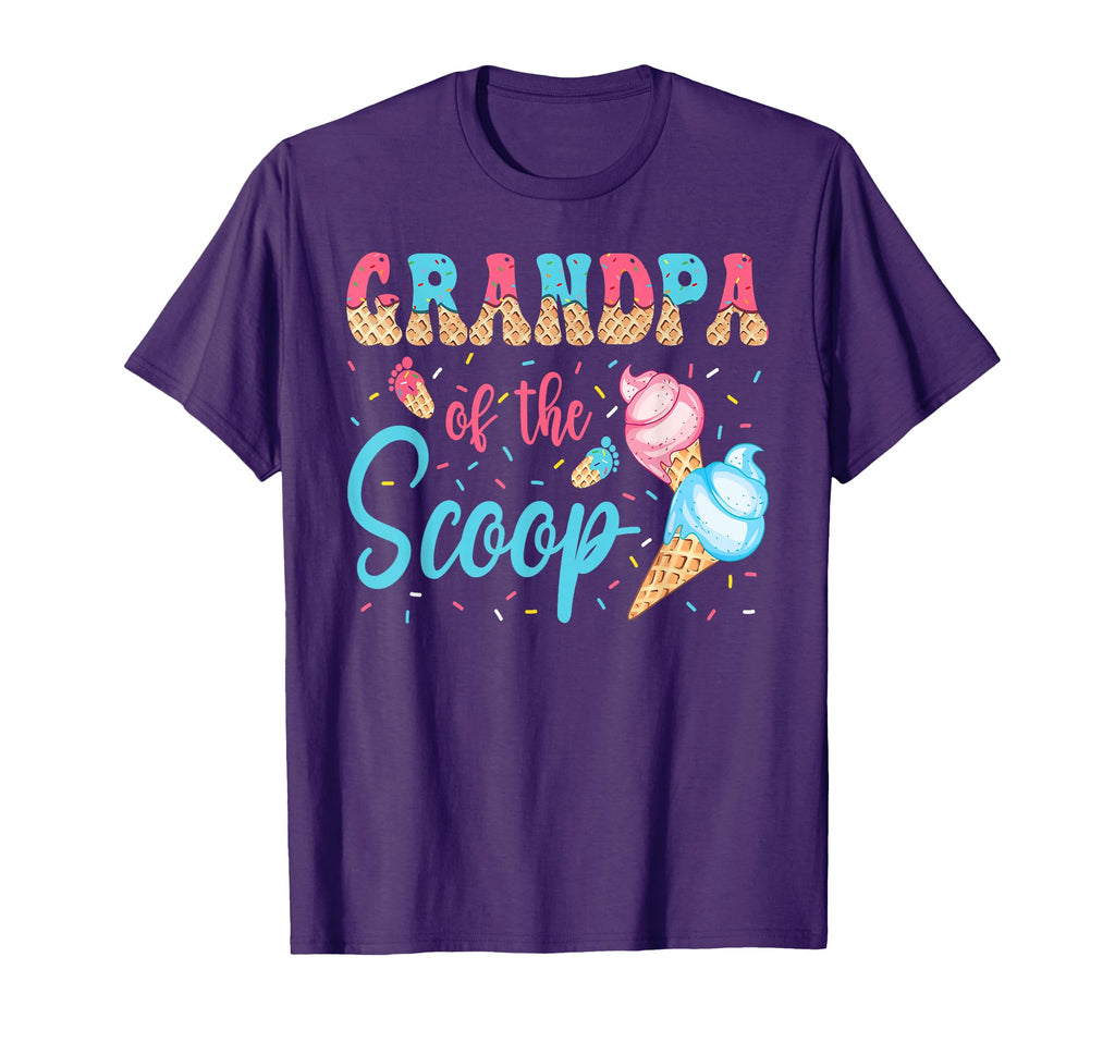 Grandpa Scoop Ice Cream Gender T-Shirt - Aesthetic Graphic Men Women - T-Shirt, Sweatshirt, Hoodie