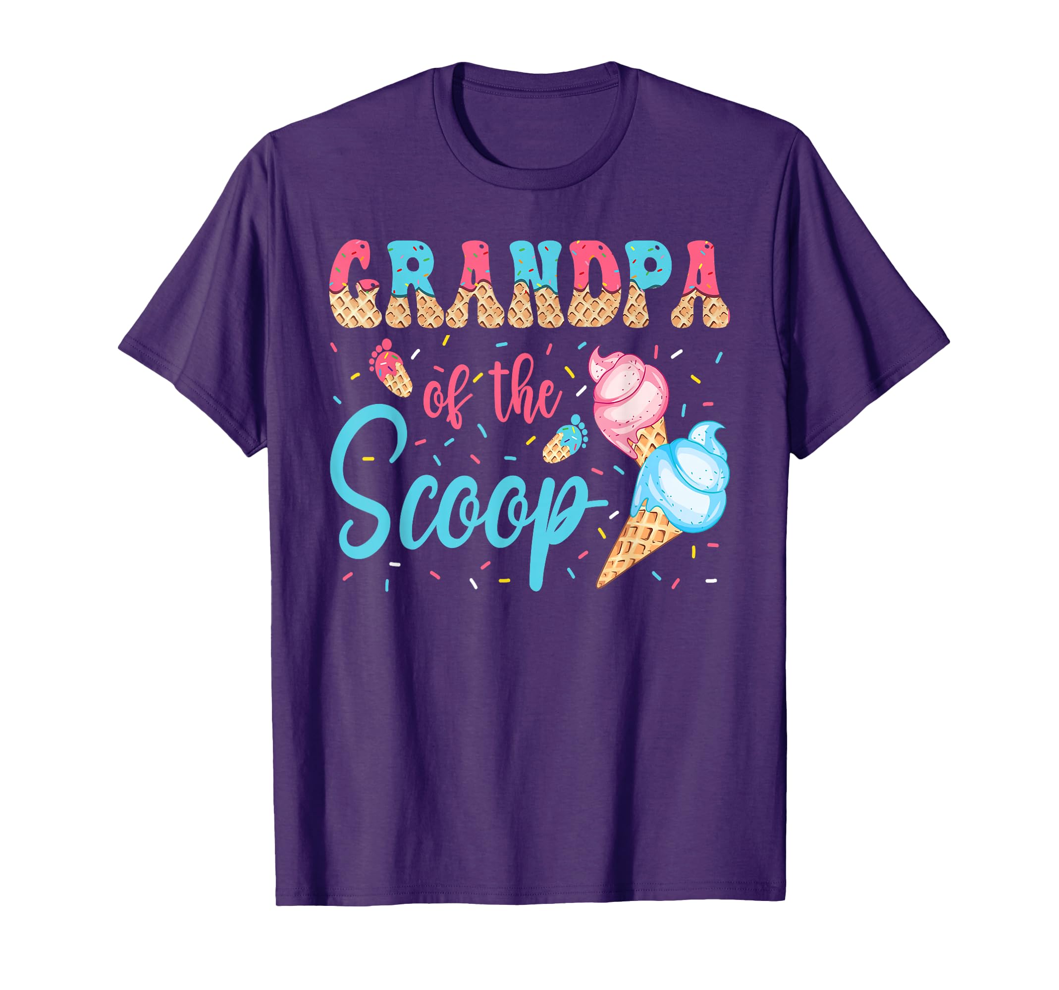 Grandpa Scoop Ice Cream Gender T-Shirt - Aesthetic Graphic Men Women - T-Shirt, Sweatshirt, Hoodie