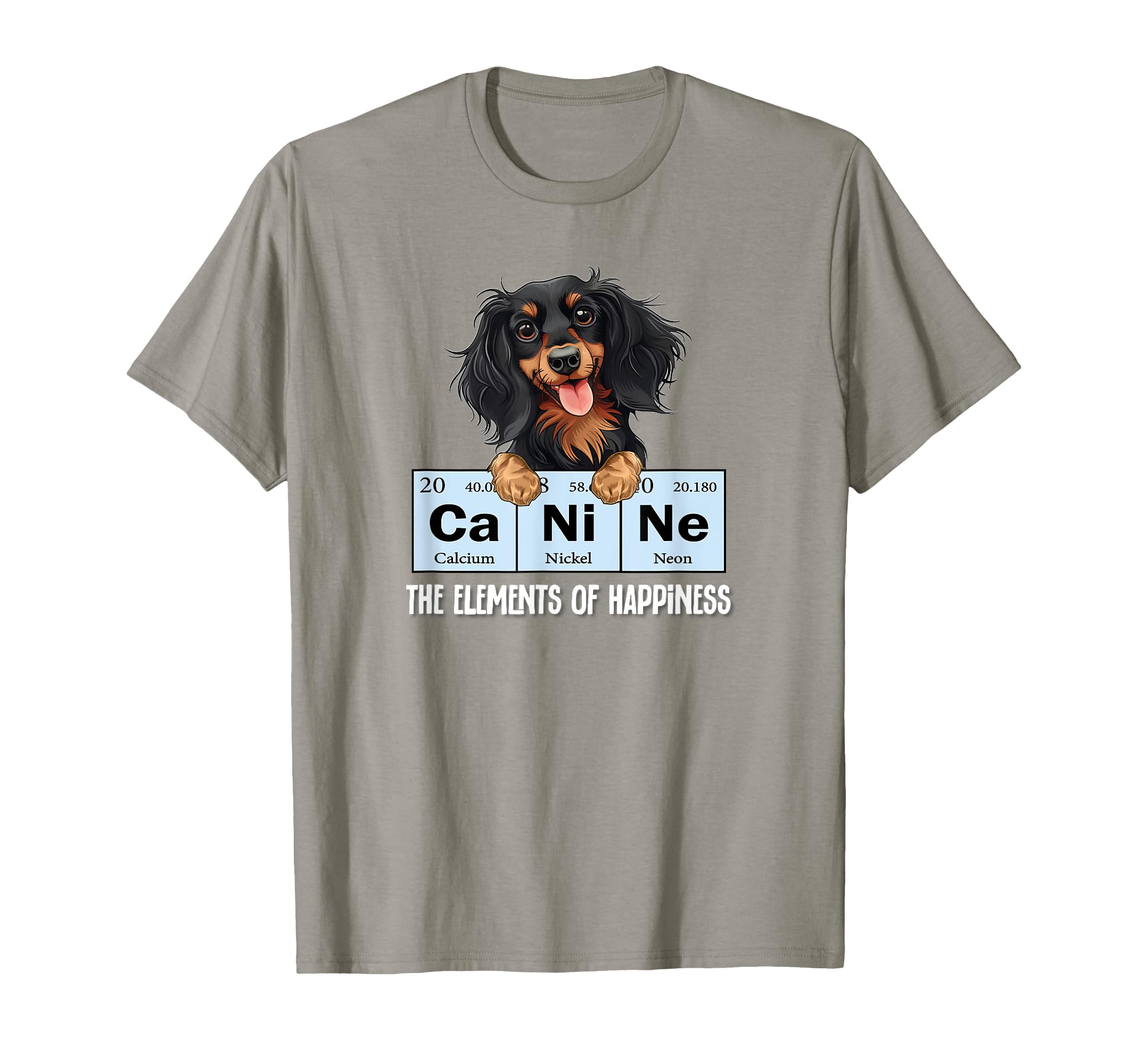 Funny Elements Happiness Black Long Haired T-Shirt - Unique Graphic Unisex - T-Shirt, Sweatshirt, Hoodie