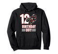 Motocross Birthday Dirt Bike 12Th Hoodie - Minimalist Print Unisex - T-Shirt, Sweatshirt, Hoodie