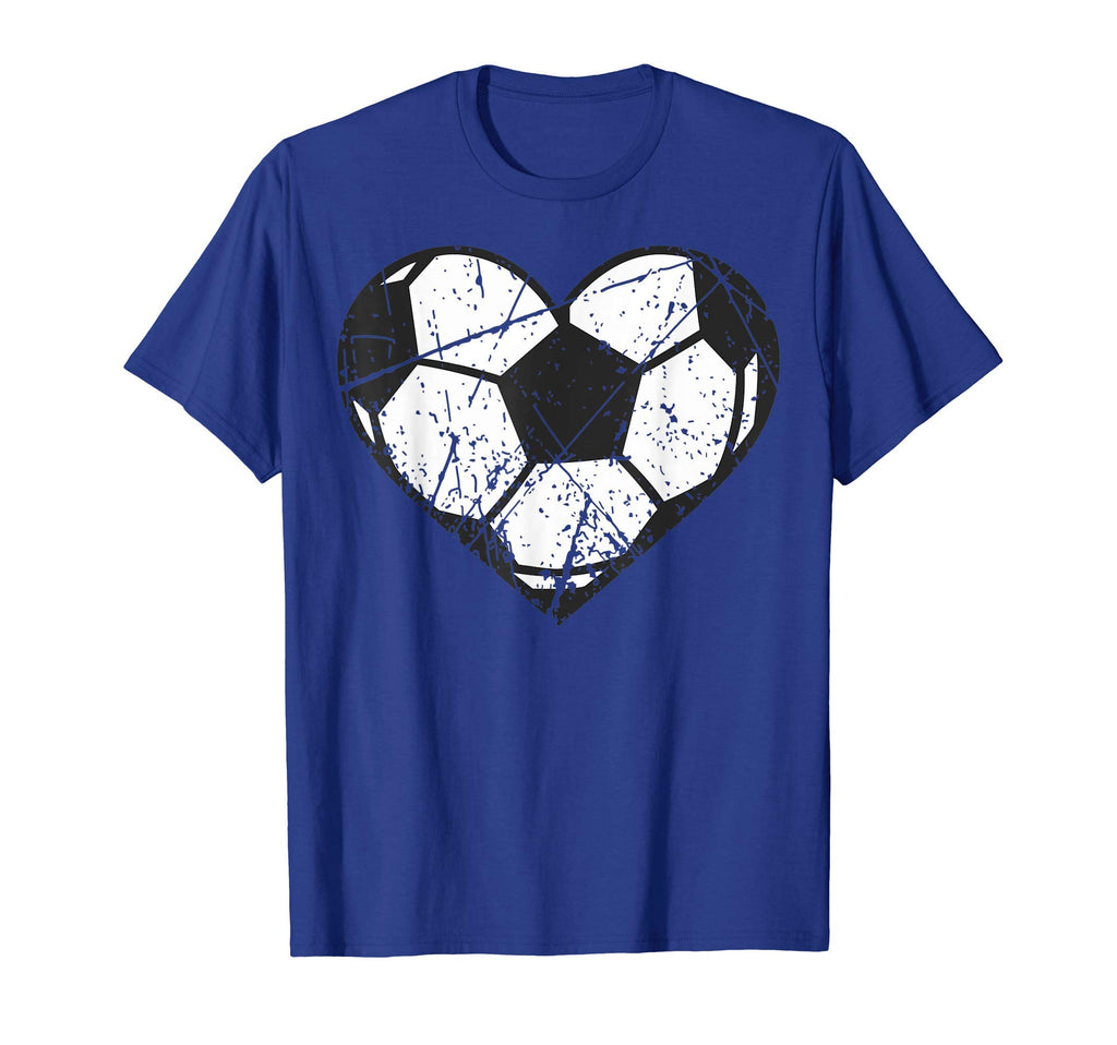 Soccer Ball Heart Valentines Day T-Shirt - Novelty Apparel for Adults - T-Shirt, Sweatshirt, Hoodie