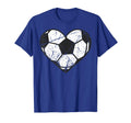 Soccer Ball Heart Valentines Day T-Shirt - Novelty Apparel for Adults - T-Shirt, Sweatshirt, Hoodie