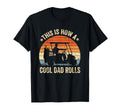 This Is How Dad Rolls Fathers Day T-Shirt - Unique Graphic for Adults - T-Shirt, Sweatshirt, Hoodie