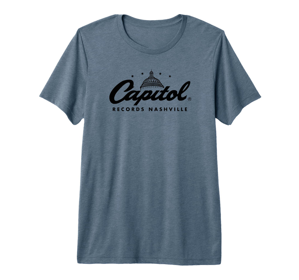 Capitol Records Nashville Tri Blend T-Shirt - Custom Art Print Unisex - T-Shirt, Sweatshirt, Hoodie