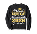 Proud Niece 2026 Valedictorian Sweatshirt - Custom Art Print Unisex - T-Shirt, Sweatshirt, Hoodie