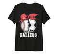 Baseball Soccer Busy Raising Ballers T-Shirt - Unique Graphic Unisex - T-Shirt, Sweatshirt, Hoodie