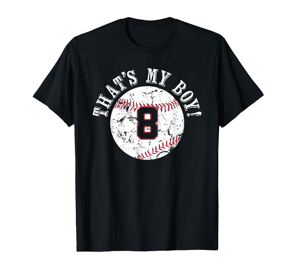 Unique Thats My 8 Baseball T-Shirt - Casual Everyday Wear for Adults - T-Shirt, Sweatshirt, Hoodie