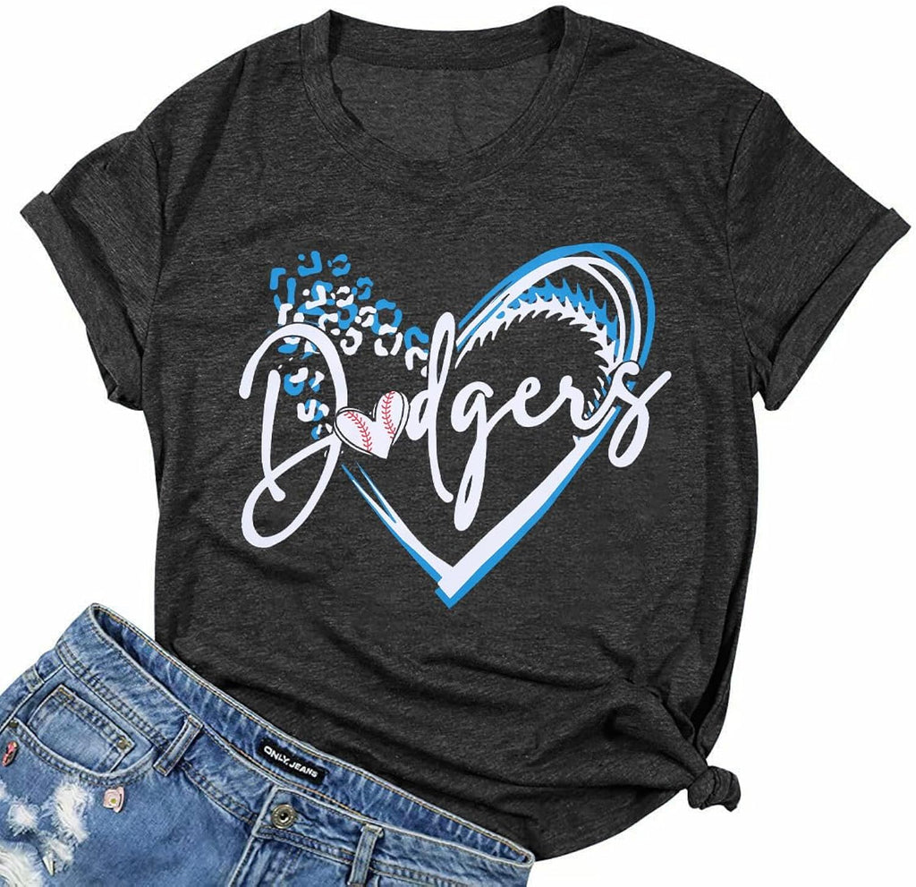Baseball for Women Mom Heart Graphic Game Day Short - Adult & Kids T-Shirts, Sweatshirts & Hoodies apparel design preview 1