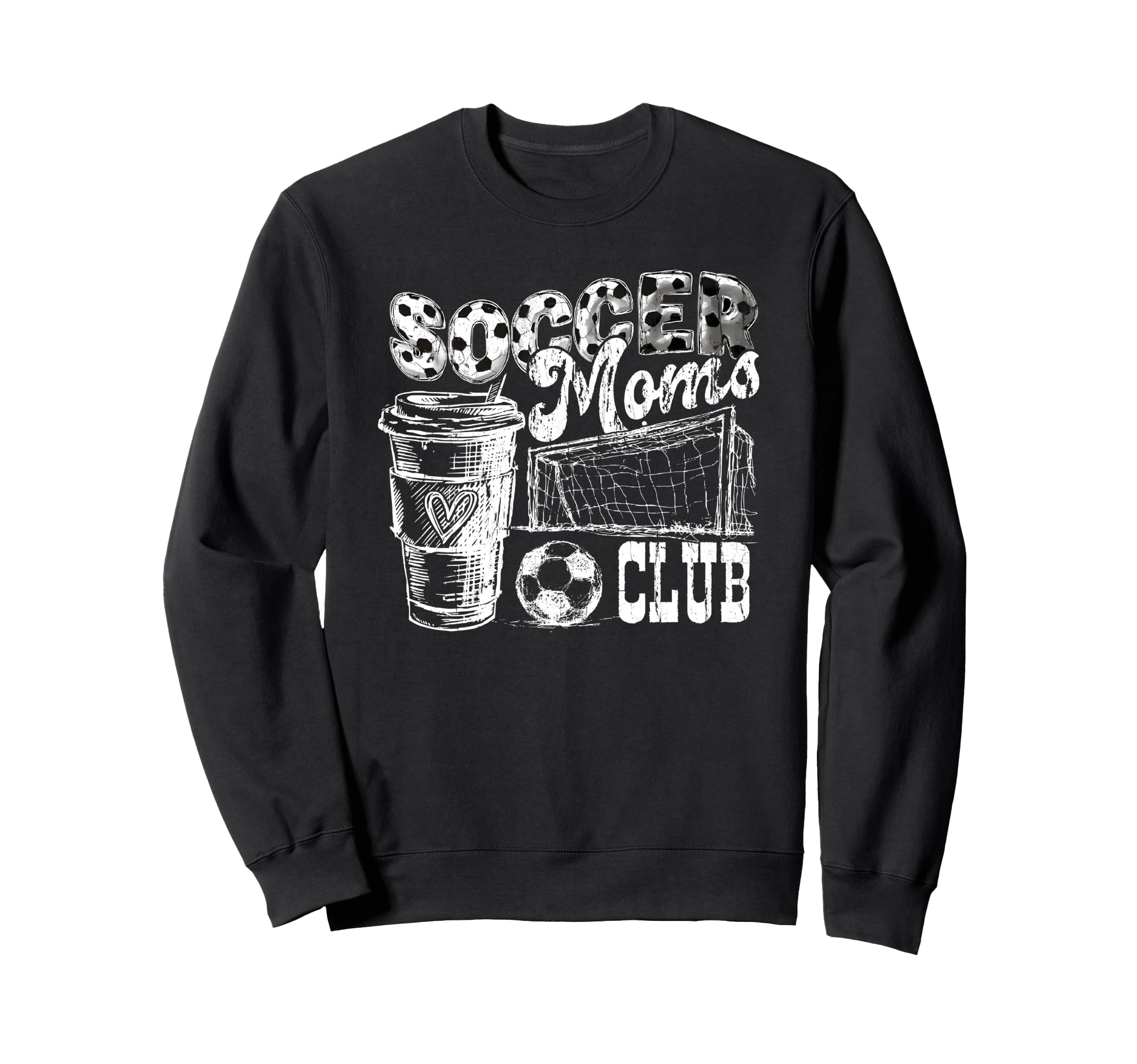 Soccer Moms Club Livin That Soccer Mom Sweatshirt - Novelty Apparel Unisex - T-Shirt, Sweatshirt, Hoodie