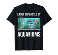 Aquarium Art Fish Keeper Coral Fish Tank T-Shirt - Minimalist Print Unisex - T-Shirt, Sweatshirt, Hoodie
