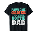 Pawsome Gamer Even Better Rottie Dad T-Shirt - Streetwear Style Men Women - T-Shirt, Sweatshirt, Hoodie