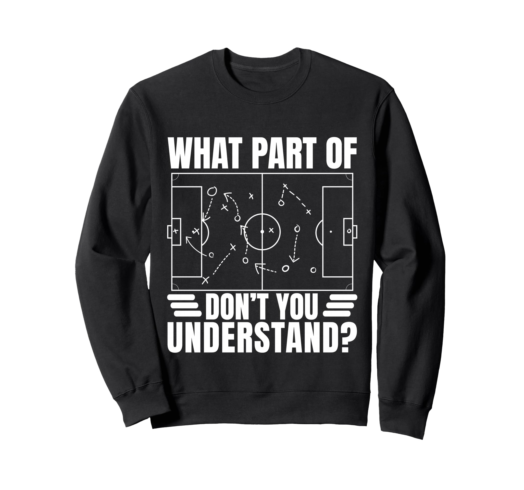 Funny Soccer Coach Gift What Part Sweatshirt - Minimalist Print for Adults - T-Shirt, Sweatshirt, Hoodie