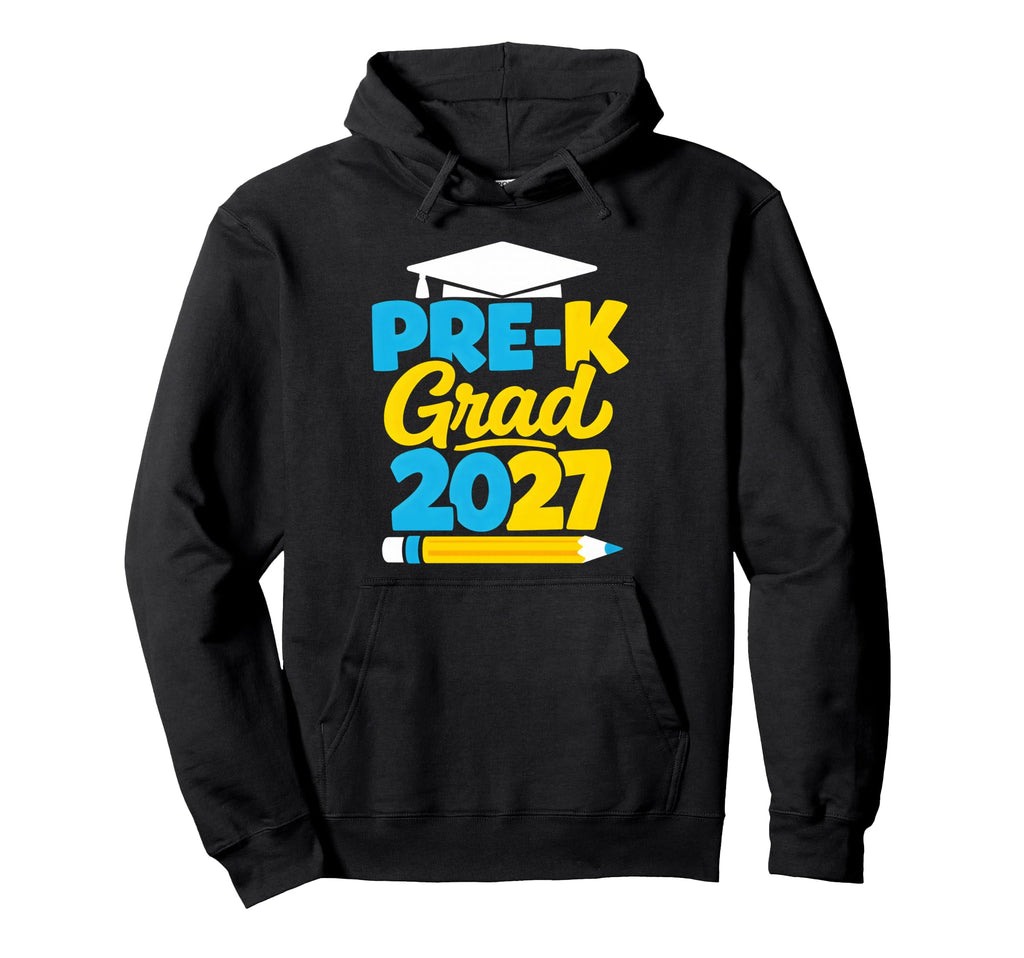 Prek Grad 2027 Graduation School Class Hoodie - Fun Novelty Design Unisex - T-Shirt, Sweatshirt, Hoodie