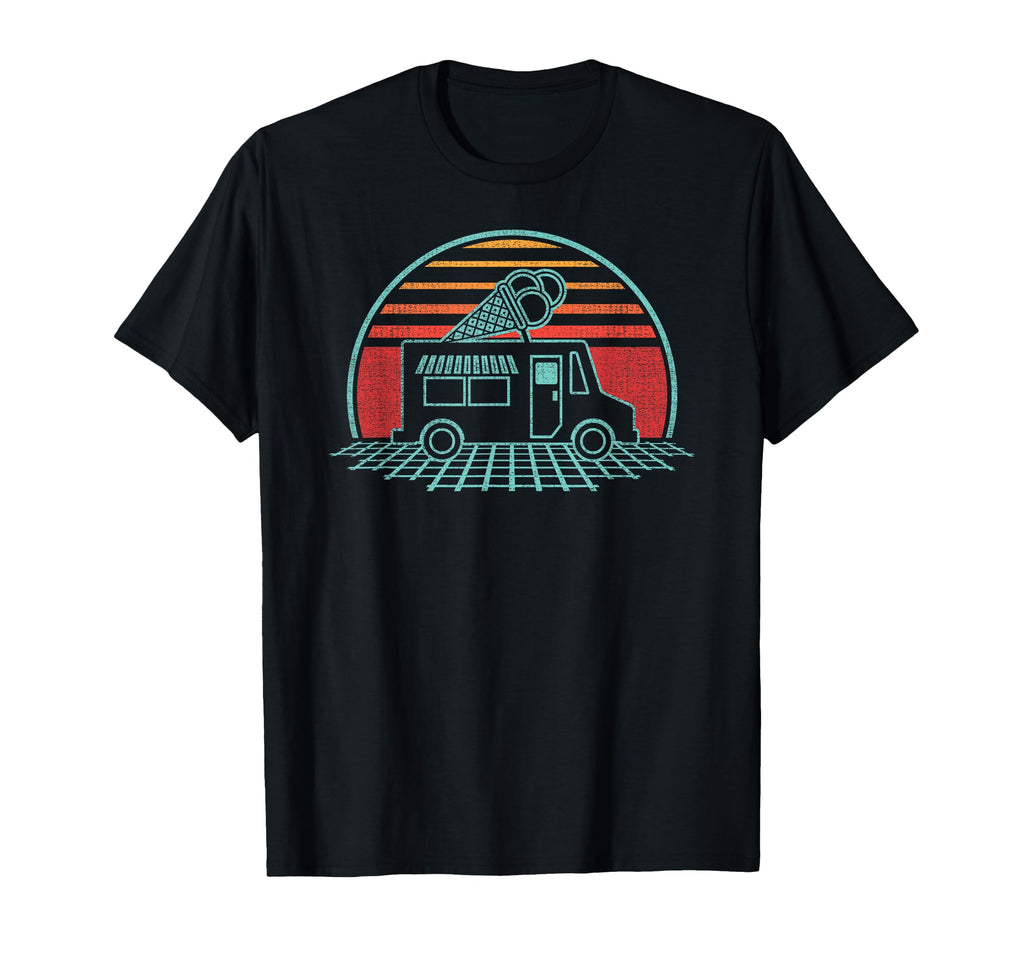 Ice Cream Truck 80S Gift T-Shirt - Casual Everyday Wear for Adults - T-Shirt, Sweatshirt, Hoodie