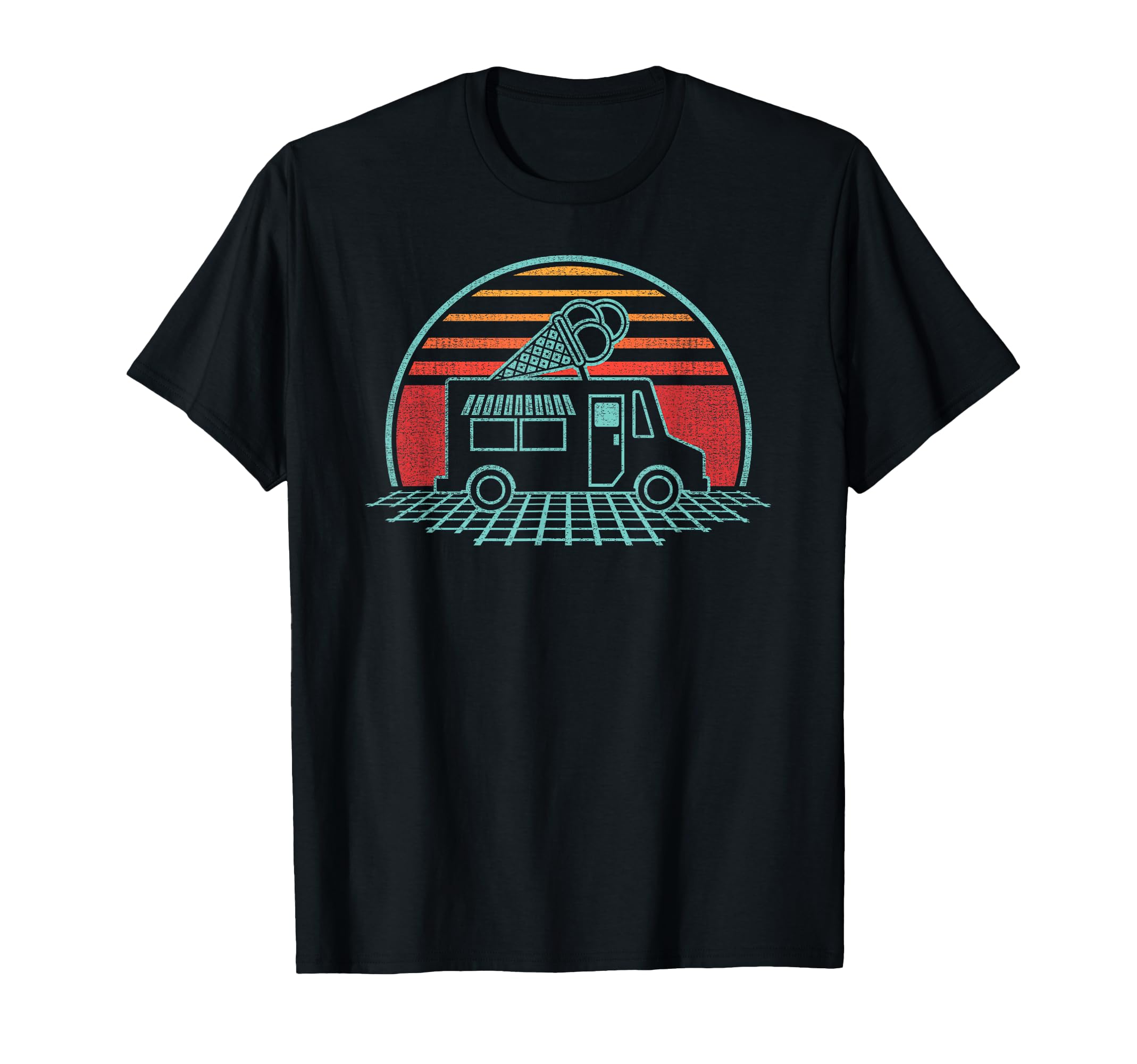 Ice Cream Truck 80S Gift T-Shirt - Casual Everyday Wear for Adults - T-Shirt, Sweatshirt, Hoodie