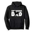 Chihuahua Dad Dog Father Chihuahua Gift Hoodie - Minimalist Print Men Women - T-Shirt, Sweatshirt, Hoodie
