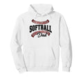 Softball Dad Softball Lovers Funny Fathers Hoodie - Graphic Print Unisex - T-Shirt, Sweatshirt, Hoodie