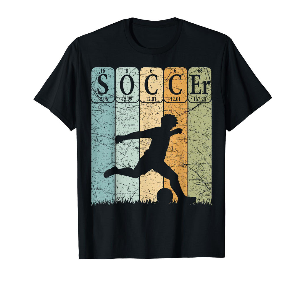 Soccer Periodic Table Elements Soccer T-Shirt - Custom Art Print Unisex - T-Shirt, Sweatshirt, Hoodie
