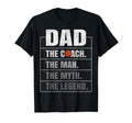Basketball Coach Dad Myth Legend T-Shirt - Trendy Graphic Unisex - T-Shirt, Sweatshirt, Hoodie