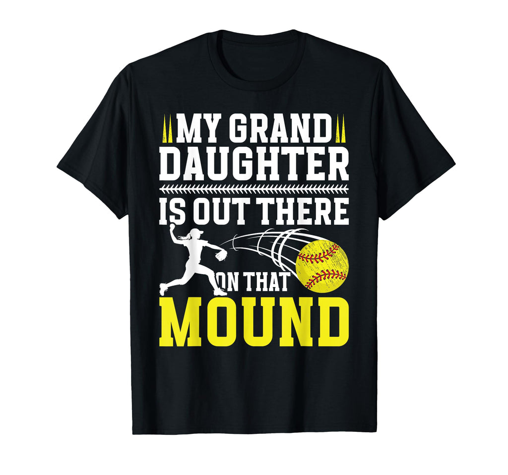 Proud Softball Pitcher Grandpa Softball T-Shirt - Graphic Print for Adults - T-Shirt, Sweatshirt, Hoodie