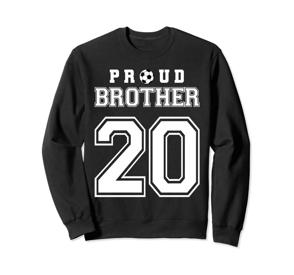 Number 20 Custom Proud Soccer Sweatshirt - Novelty Apparel for Adults - T-Shirt, Sweatshirt, Hoodie