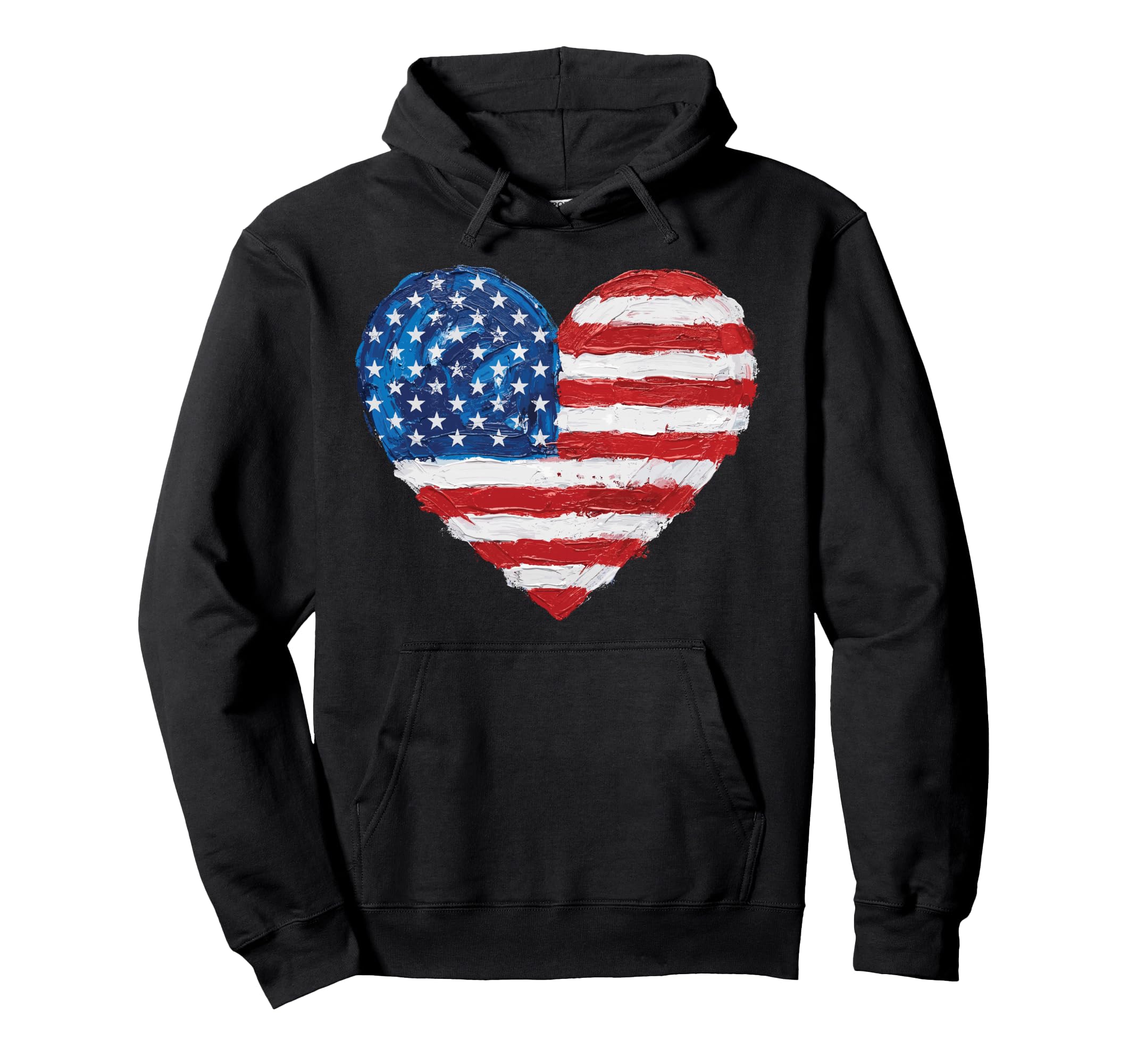 Usa Heart Supporter Flag Soccer Hoodie - Minimalist Print for Adults - T-Shirt, Sweatshirt, Hoodie
