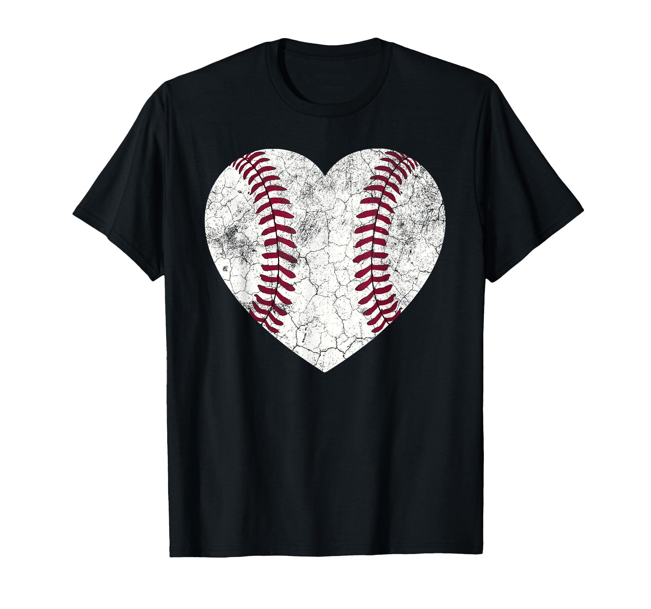 Baseball Heart Mom Dad Softball T-Shirt - Fun Novelty Design for Adults - T-Shirt, Sweatshirt, Hoodie