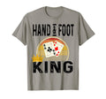 Funny Hand Foot King Card Game T-Shirt - Custom Art Print for Adults - T-Shirt, Sweatshirt, Hoodie