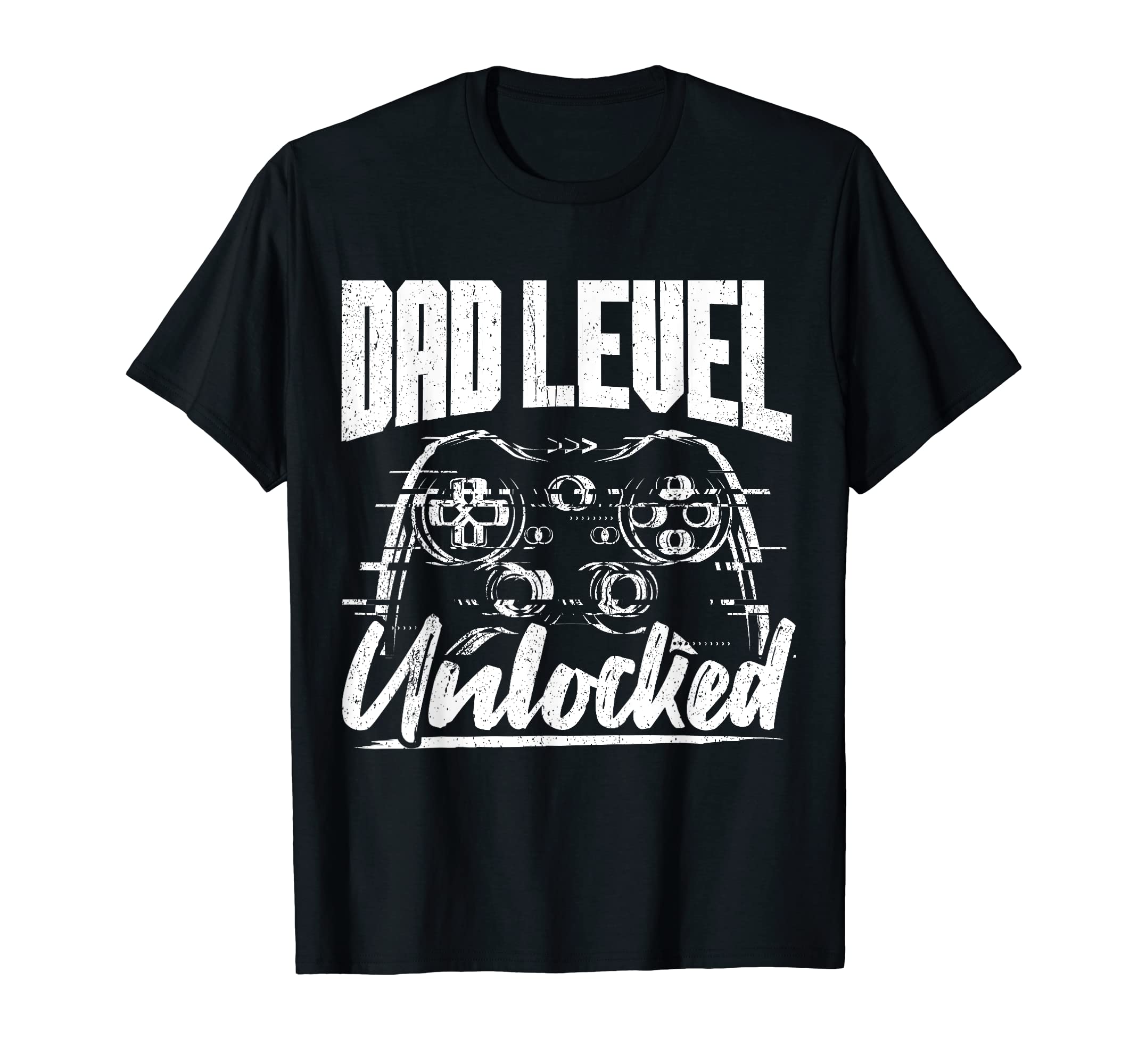 Mens Dad Level Unlocked Gamer Gaming T-Shirt - Novelty Apparel for Adults - T-Shirt, Sweatshirt, Hoodie