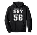 Thats My Baseball 56 Jersey Number Mom Dad Hoodie - Unique Graphic Unisex - T-Shirt, Sweatshirt, Hoodie