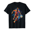 Electric Soccer Player Futbol Fan T-Shirt - Unique Graphic for Adults - T-Shirt, Sweatshirt, Hoodie
