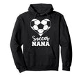 Soccer Nana Heart Funny Soccer Hoodie - Novelty Apparel for Adults - T-Shirt, Sweatshirt, Hoodie