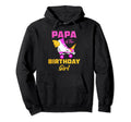 Papa Birthday Dad Unicorn Roller Skate Fam Hoodie - Unique Graphic Unisex - T-Shirt, Sweatshirt, Hoodie
