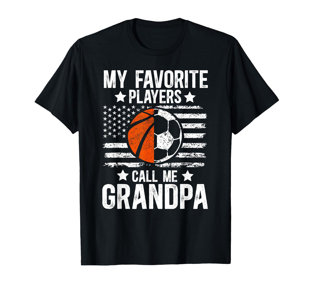 Favorite Players Call Me Grandpa T-Shirt - Minimalist Print Men Women - T-Shirt, Sweatshirt, Hoodie
