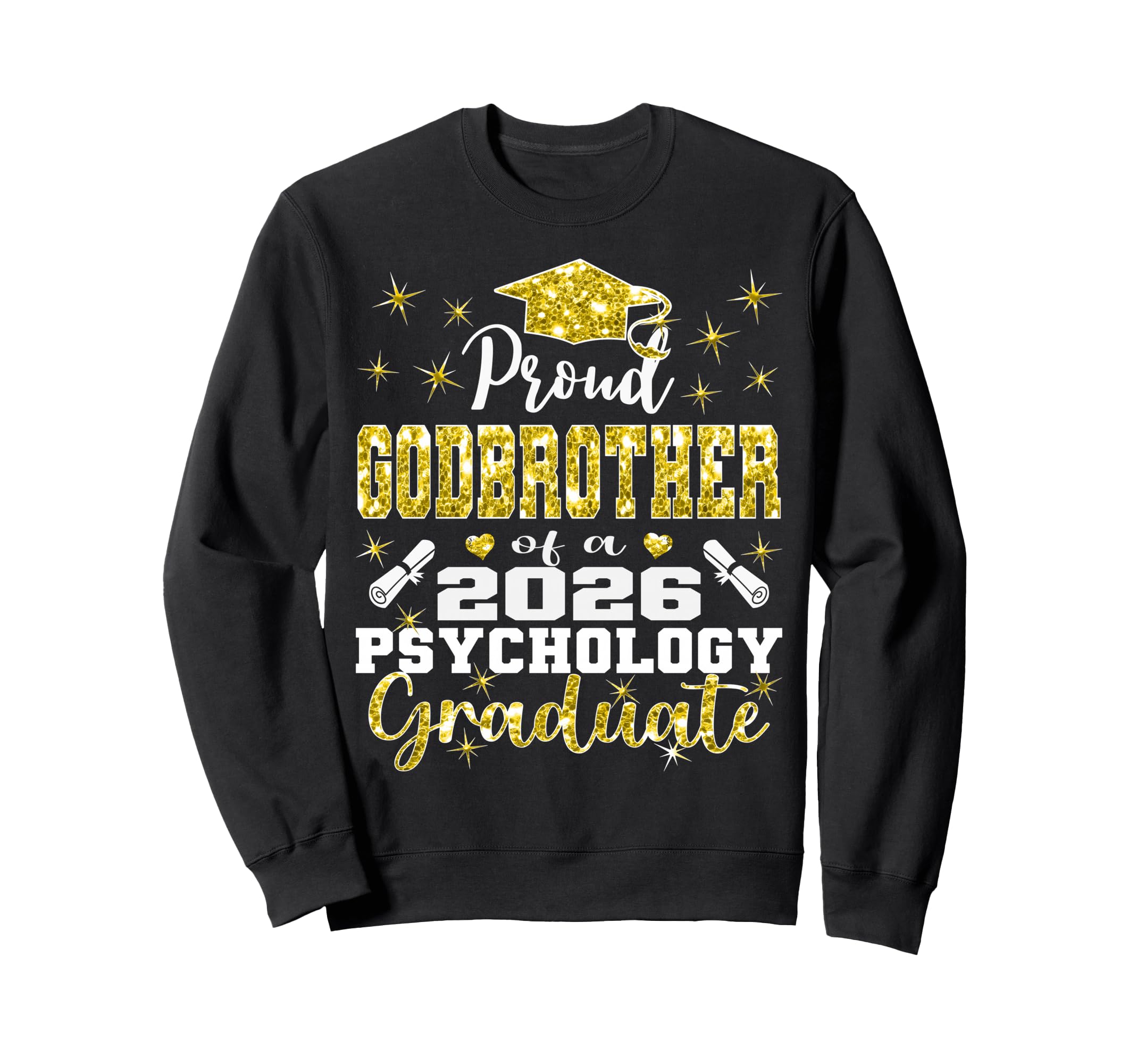 Proud Godbrother 2026 Psychology Sweatshirt - Custom Art Print Unisex - T-Shirt, Sweatshirt, Hoodie