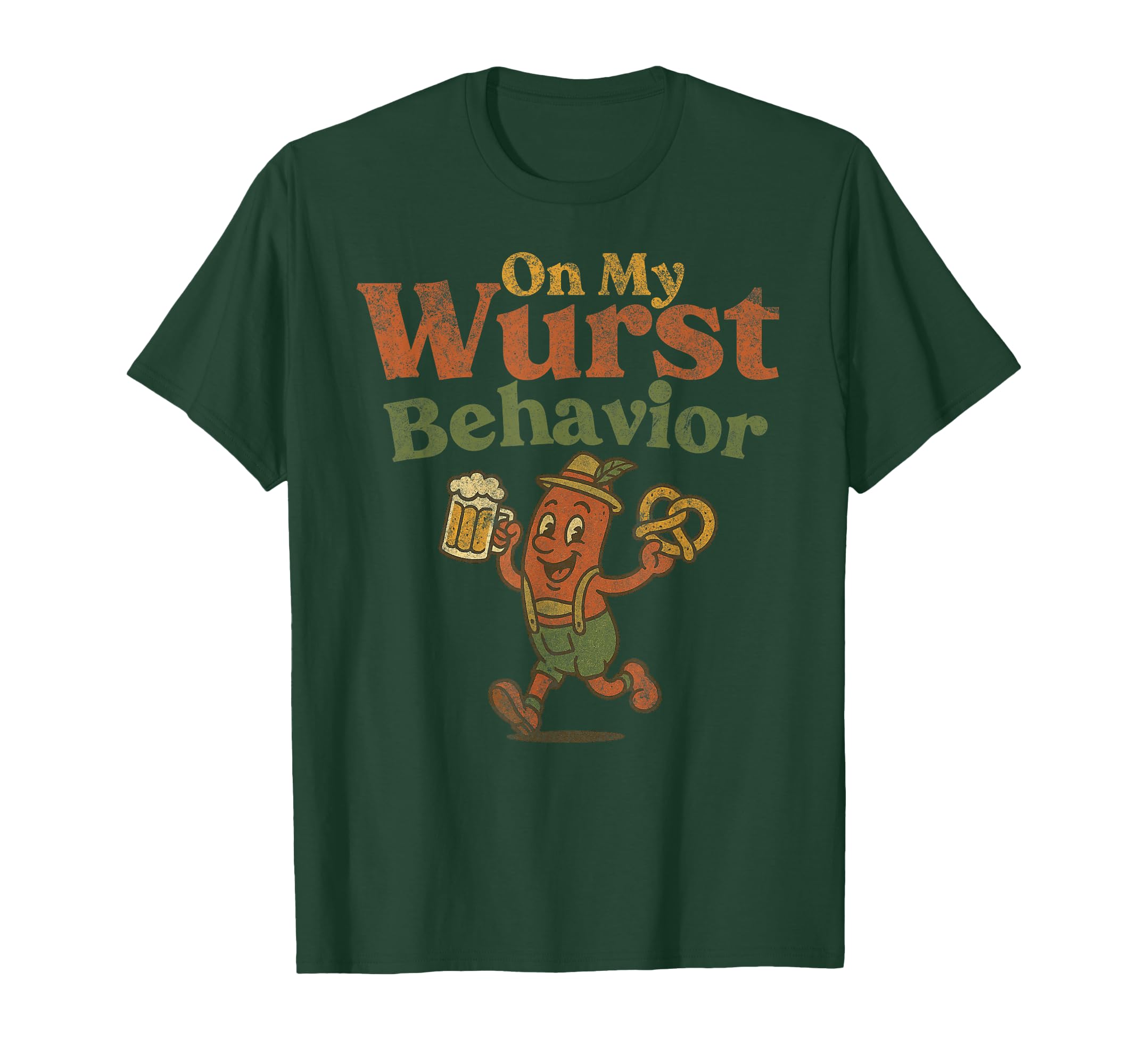 My Wurst Behavior German Oktoberfest T-Shirt - Trendy Graphic for Adults - T-Shirt, Sweatshirt, Hoodie