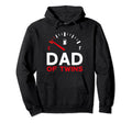 Dad Twins Fathers Day Dad Hoodie - Minimalist Print Men Women - T-Shirt, Sweatshirt, Hoodie