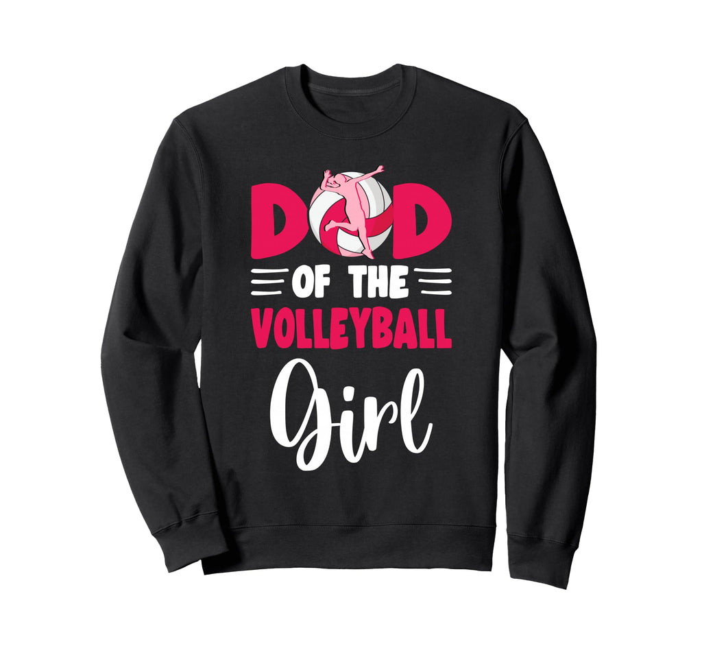 Dad Birthday Volleyball Family Sweatshirt - Aesthetic Graphic Men Women - T-Shirt, Sweatshirt, Hoodie