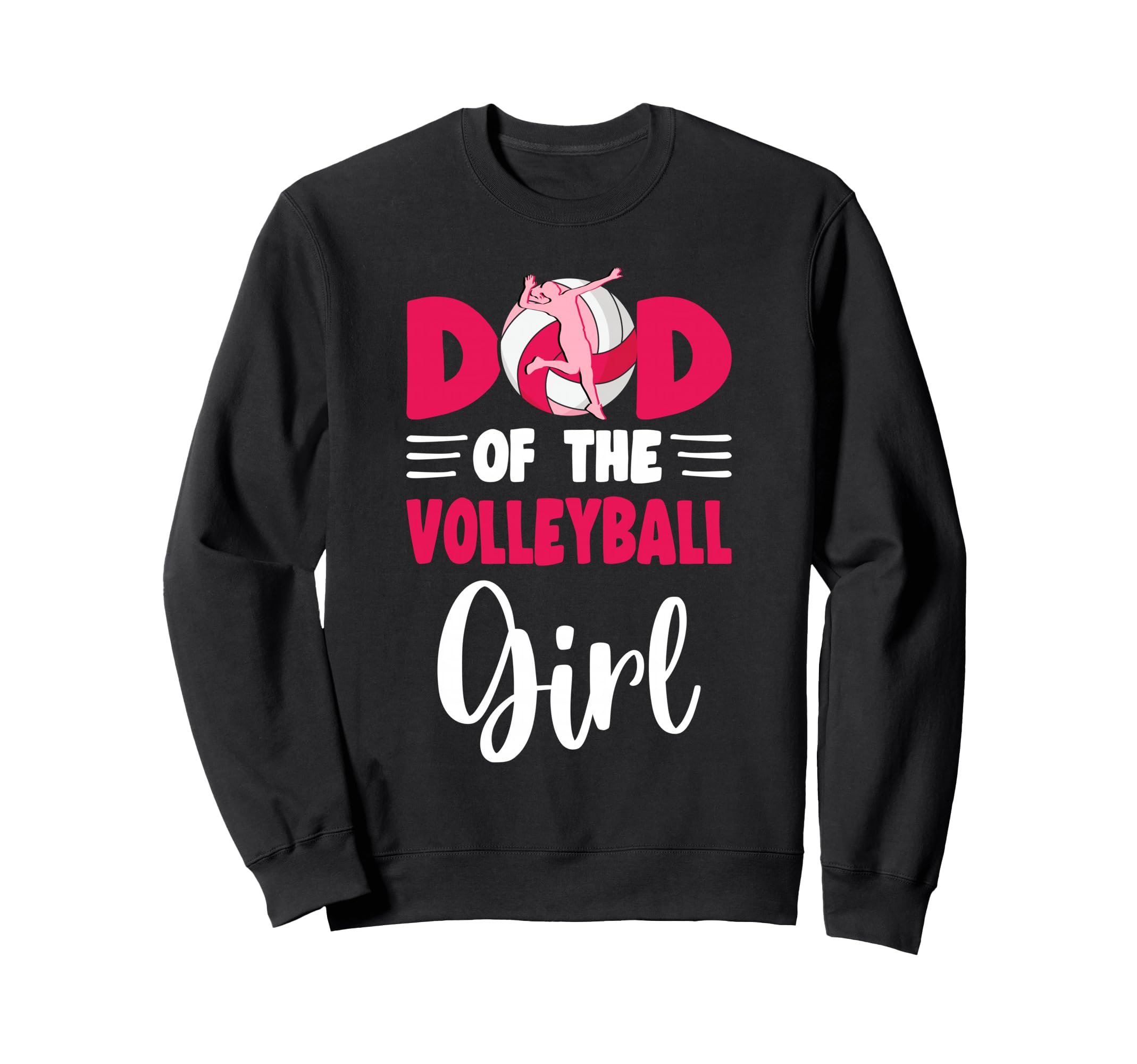 Dad Birthday Volleyball Family Sweatshirt - Aesthetic Graphic Men Women - T-Shirt, Sweatshirt, Hoodie