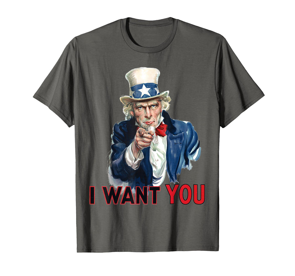 I Want You Uncle Sam Fun T-Shirt - Fun Novelty Design Unisex - T-Shirt, Sweatshirt, Hoodie