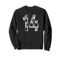 Soccer Number 14 Favorite Player 14 Sweatshirt - Trendy Graphic Unisex - T-Shirt, Sweatshirt, Hoodie