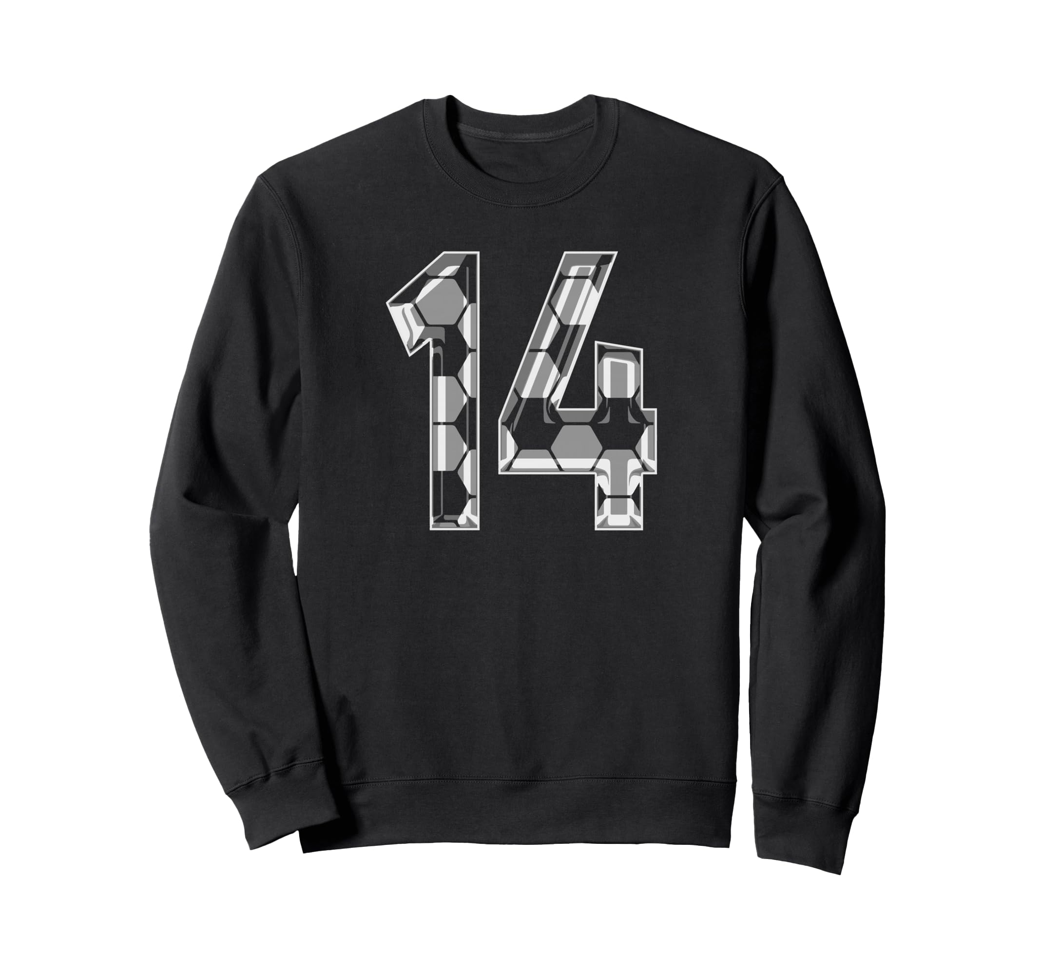 Soccer Number 14 Favorite Player 14 Sweatshirt - Trendy Graphic Unisex - T-Shirt, Sweatshirt, Hoodie