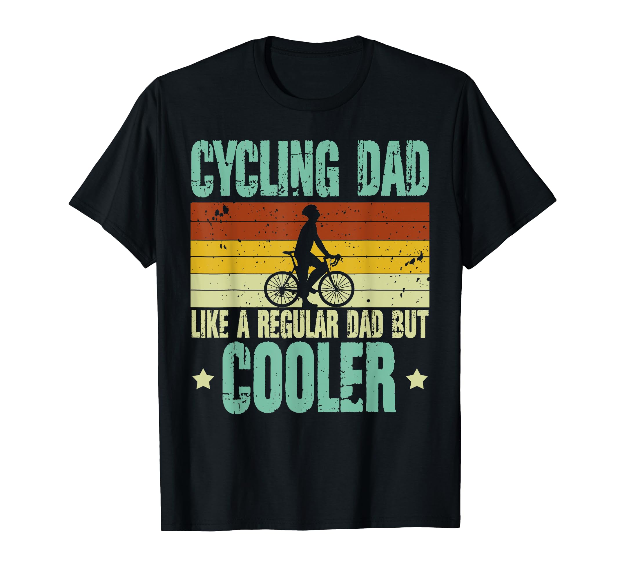 Cycling Dad Like Regular Dad But Cooler T-Shirt - Trendy Graphic Unisex - T-Shirt, Sweatshirt, Hoodie