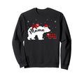 Mama Bear Pajama Red Plaid Sweatshirt - Novelty Apparel for Adults - T-Shirt, Sweatshirt, Hoodie