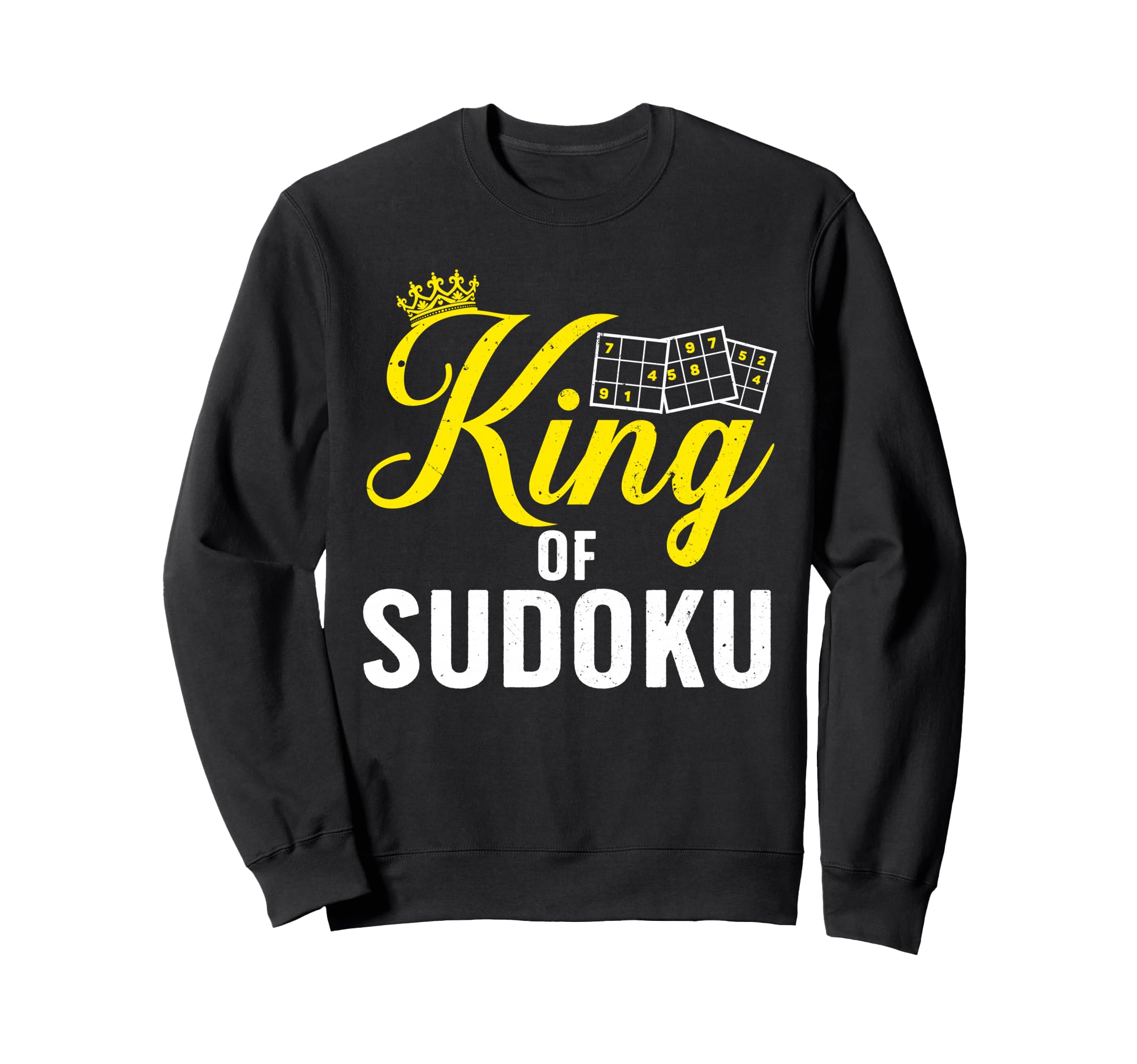 Best Sudoku Art Dad Sudoku Player Sweatshirt - Unique Graphic for Adults - T-Shirt, Sweatshirt, Hoodie