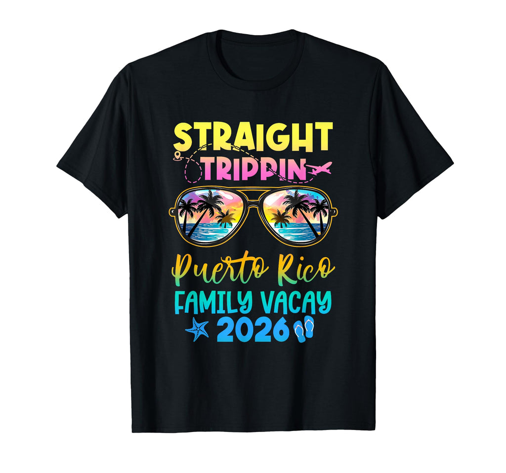 Family Vacation Puerto Rico 2026 Summer T-Shirt - Graphic Print Men Women - T-Shirt, Sweatshirt, Hoodie