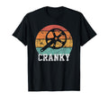 Funny Biking Cranky Gift Or Dad Who T-Shirt - Novelty Apparel Unisex - T-Shirt, Sweatshirt, Hoodie