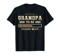 Grandpa To Be Expecting Grandfather T-Shirt - Minimalist Print Unisex - T-Shirt, Sweatshirt, Hoodie