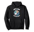 Just Dad Who Loves Sharks Funny Shark Hoodie - Streetwear Style for Adults - T-Shirt, Sweatshirt, Hoodie